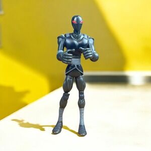 2006 Mirage Studios Playmates Toys A7087 6.5" Black Ninja with Red Eyes TMNT